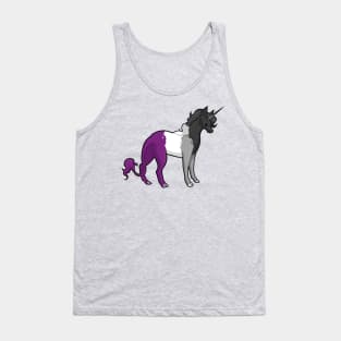 Asexual Pride Unicorn Tank Top